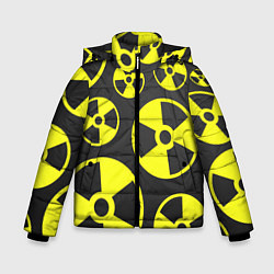 Куртка зимняя для мальчика Радиация, цвет: 3D-красный