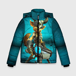Куртка зимняя для мальчика Paladins, цвет: 3D-черный