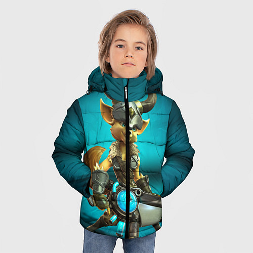 Зимняя куртка для мальчика Paladins / 3D-Черный – фото 3
