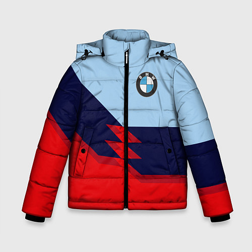 Зимняя куртка для мальчика BMW БМВ / 3D-Светло-серый – фото 1