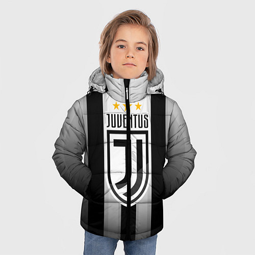 Зимняя куртка для мальчика Juventus FC: New logo / 3D-Черный – фото 3