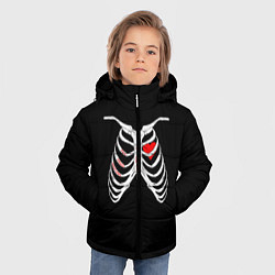 Куртка зимняя для мальчика TOP Skeleton, цвет: 3D-красный — фото 2