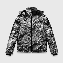 Куртка зимняя для мальчика Серая текстура, цвет: 3D-черный