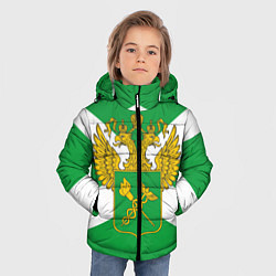 Куртка зимняя для мальчика Таможня, цвет: 3D-черный — фото 2