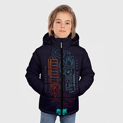 Куртка зимняя для мальчика Blade Runner Guns, цвет: 3D-черный — фото 2