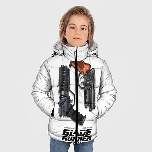 Зимняя куртка для мальчика Blade Runner 2049: Weapon / 3D-Черный – фото 3