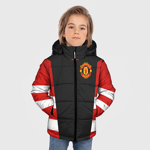 Зимняя куртка для мальчика Man UTD FC: Vintage 2018 / 3D-Черный – фото 3