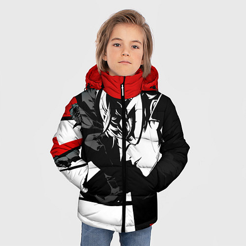 Зимняя куртка для мальчика Persona 5 / 3D-Черный – фото 3