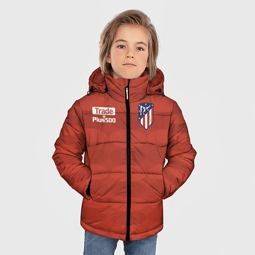 Зимняя куртка для мальчика Atletico Madrid: Red Ellipse / 3D-Черный – фото 3