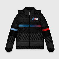 Куртка зимняя для мальчика BMW: Brand Lines, цвет: 3D-черный