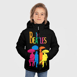 Куртка зимняя для мальчика The Beatles: Colour Rain, цвет: 3D-черный — фото 2