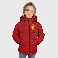 Куртка зимняя для мальчика Manchester United: Red Lines, цвет: 3D-красный — фото 2