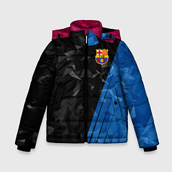 Куртка зимняя для мальчика FC Barcelona: Abstract, цвет: 3D-красный