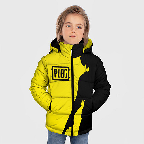 Зимняя куртка для мальчика PUBG: Yellow Shadow / 3D-Красный – фото 3