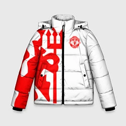 Куртка зимняя для мальчика FCMU Devil, цвет: 3D-светло-серый