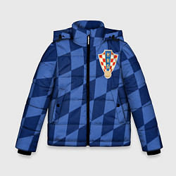 Куртка зимняя для мальчика Сборная Хорватии, цвет: 3D-светло-серый