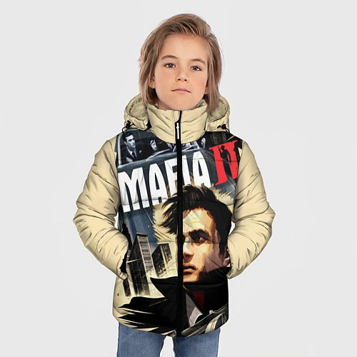 Зимняя куртка для мальчика MAFIA II / 3D-Черный – фото 3