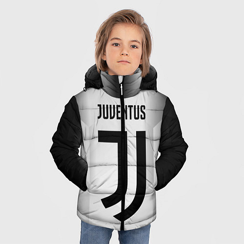 Зимняя куртка для мальчика FC Juventus: Silver Original / 3D-Красный – фото 3