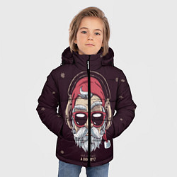 Куртка зимняя для мальчика Who was a bad boy?, цвет: 3D-черный — фото 2