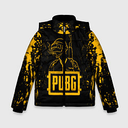 Куртка зимняя для мальчика PUBG: Black Soldier, цвет: 3D-черный