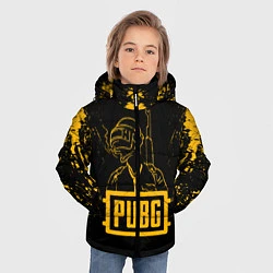 Куртка зимняя для мальчика PUBG: Black Soldier, цвет: 3D-черный — фото 2