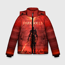 Куртка зимняя для мальчика Dark Souls: Red Sunrise, цвет: 3D-светло-серый