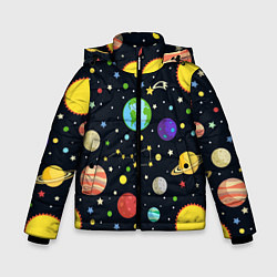 Зимняя куртка для мальчика Солнечная система