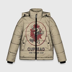 Куртка зимняя для мальчика Cuphead: One Touch Cup, цвет: 3D-черный