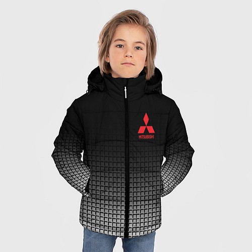 Зимняя куртка для мальчика MITSUBISHI SPORT / 3D-Черный – фото 3