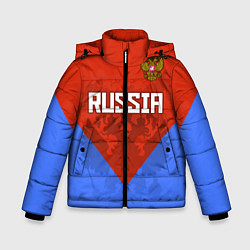 Куртка зимняя для мальчика Russia Red & Blue, цвет: 3D-красный
