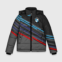 Куртка зимняя для мальчика BMW BRAND COLOR, цвет: 3D-черный