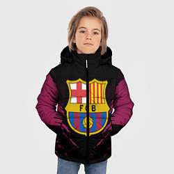 Куртка зимняя для мальчика Barcelona FC: Sport Fashion, цвет: 3D-черный — фото 2