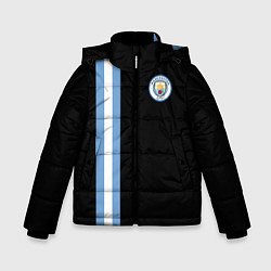 Куртка зимняя для мальчика Манчестер Сити, цвет: 3D-черный