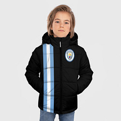 Куртка зимняя для мальчика Манчестер Сити, цвет: 3D-черный — фото 2