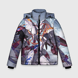 Куртка зимняя для мальчика Zero Two, цвет: 3D-светло-серый