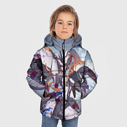 Куртка зимняя для мальчика Zero Two, цвет: 3D-черный — фото 2