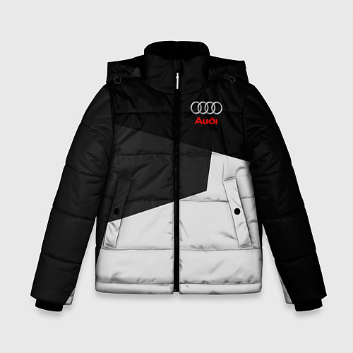 Зимняя куртка для мальчика Audi Sport / 3D-Светло-серый – фото 1