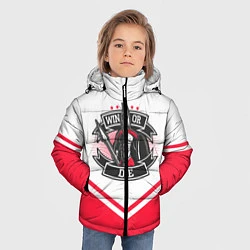 Куртка зимняя для мальчика Победи или умри, цвет: 3D-черный — фото 2