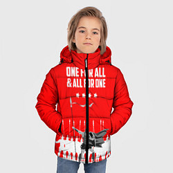 Куртка зимняя для мальчика One for all & all for one, цвет: 3D-красный — фото 2