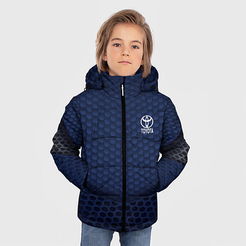 Зимняя куртка для мальчика Toyota: Sport Motors / 3D-Черный – фото 3
