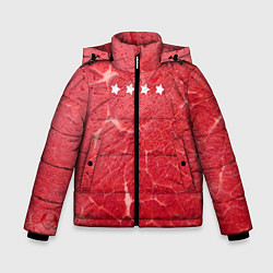 Куртка зимняя для мальчика Мясо 100%, цвет: 3D-черный