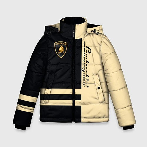 Зимняя куртка для мальчика Lamborghini Sport / 3D-Светло-серый – фото 1