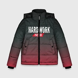 Куртка зимняя для мальчика Hard Work Pays Off: Red, цвет: 3D-красный