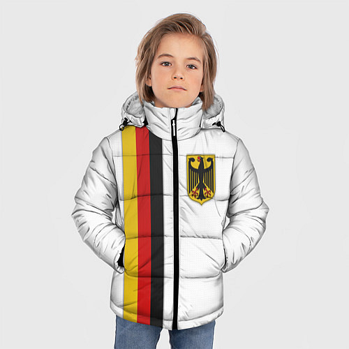 Зимняя куртка для мальчика I Love Germany / 3D-Черный – фото 3