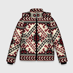 Зимняя куртка для мальчика Славянский орнамент