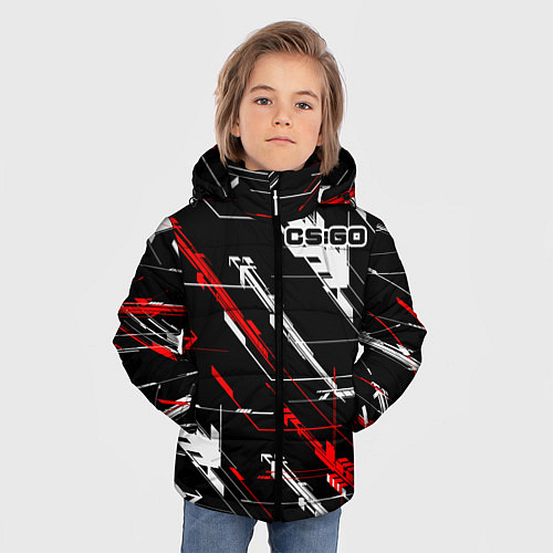 Зимняя куртка для мальчика CS:GO AWP / 3D-Черный – фото 3