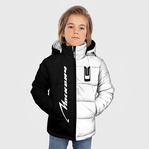 Зимняя куртка для мальчика Москвич / 3D-Черный – фото 3