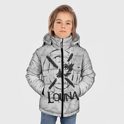 Куртка зимняя для мальчика Louna: Сделай громче, цвет: 3D-светло-серый — фото 2