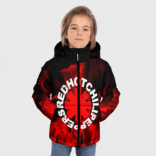 Зимняя куртка для мальчика RHCP: Red Flame / 3D-Черный – фото 3