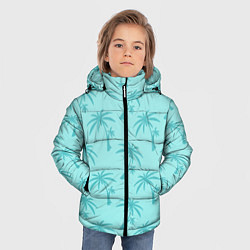 Куртка зимняя для мальчика GTA VC: Blue Palms, цвет: 3D-красный — фото 2
